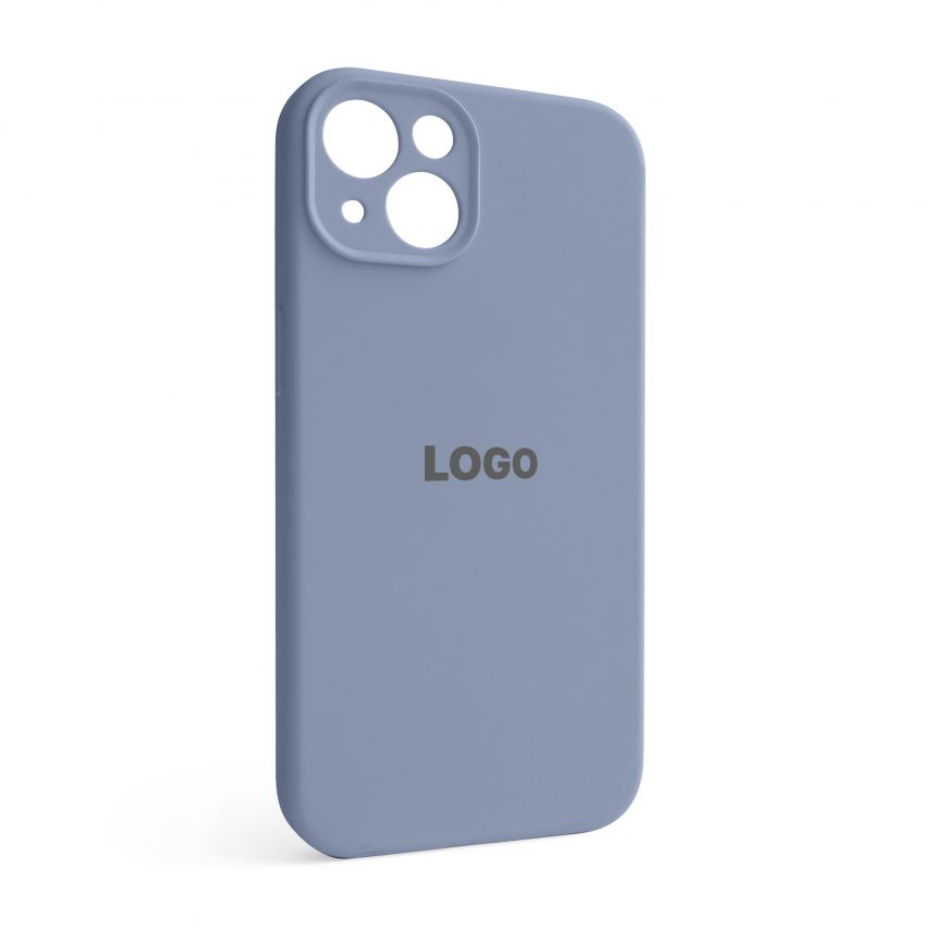 Чехол Full Silicone Case для Apple iPhone 13 lavender grey (28) закрытая камера