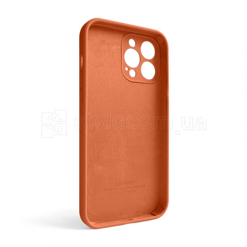 Чехол Full Silicone Case для Apple iPhone 13 Pro Max new peach (66) закрытая камера
