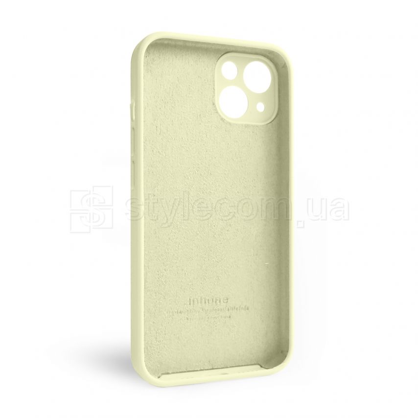 Чехол Full Silicone Case для Apple iPhone 13 mellow yellow (51) закрытая камера