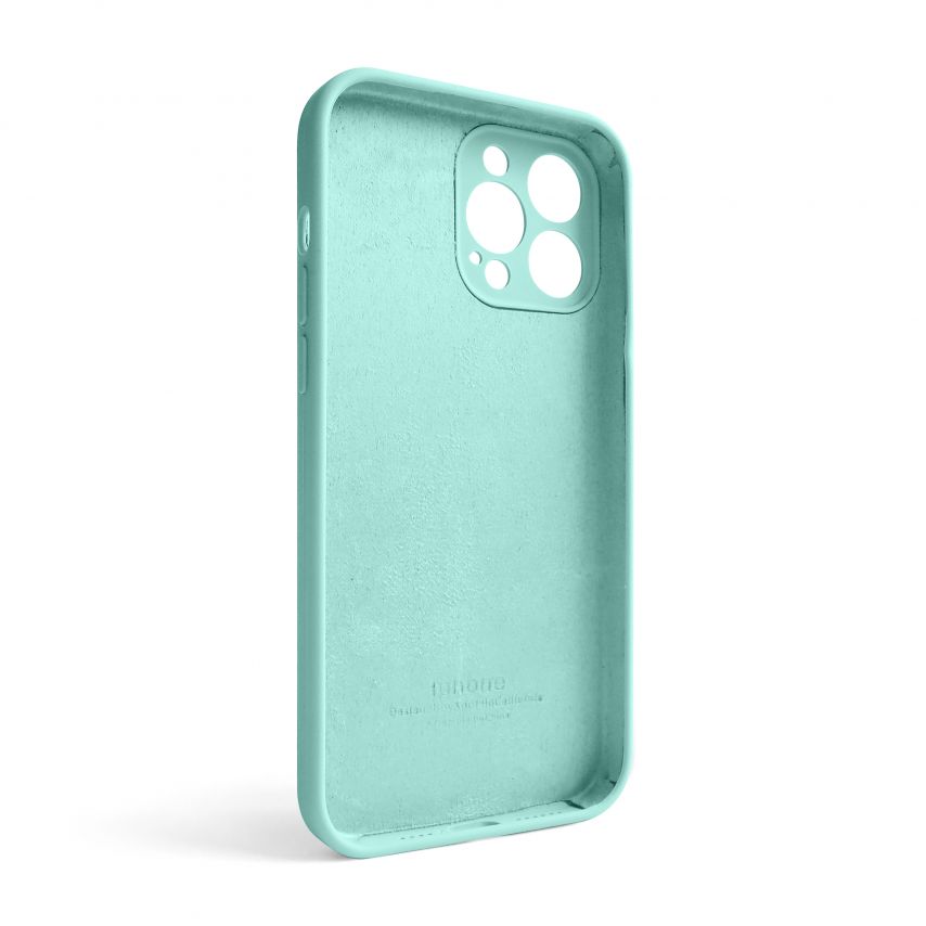 Чехол Full Silicone Case для Apple iPhone 13 Pro Max new blue (67) закрытая камера