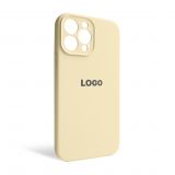 Чохол Full Silicone Case для Apple iPhone 13 Pro Max antique white (10) закрита камера