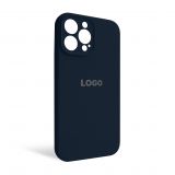 Чехол Full Silicone Case для Apple iPhone 13 Pro Max deep navy (68) закрытая камера