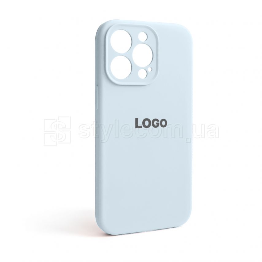 Чохол Full Silicone Case для Apple iPhone 13 Pro sky blue (58) закрита камера