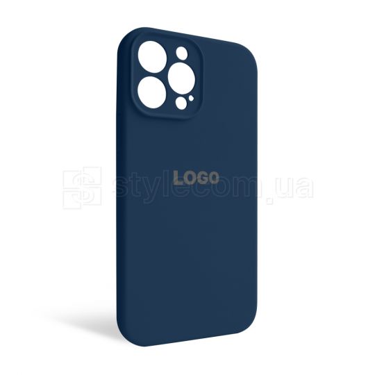 Чехол Full Silicone Case для Apple iPhone 13 Pro Max blue cobalt (36) закрытая камера