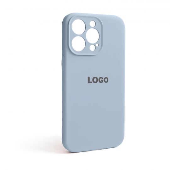 Чехол Full Silicone Case для Apple iPhone 13 Pro sierra blue (62) закрытая камера