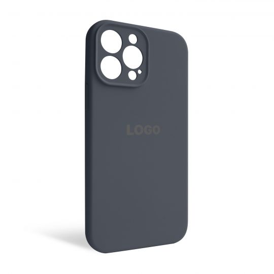 Чехол Full Silicone Case для Apple iPhone 13 Pro Max dark grey (15) закрытая камера - купить за 221.50 грн в Киеве, Украине