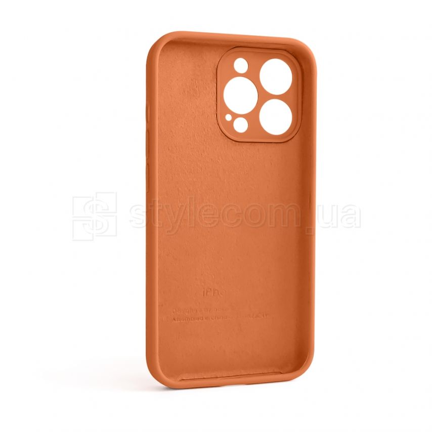 Чехол Full Silicone Case для Apple iPhone 13 Pro new peach (66) закрытая камера