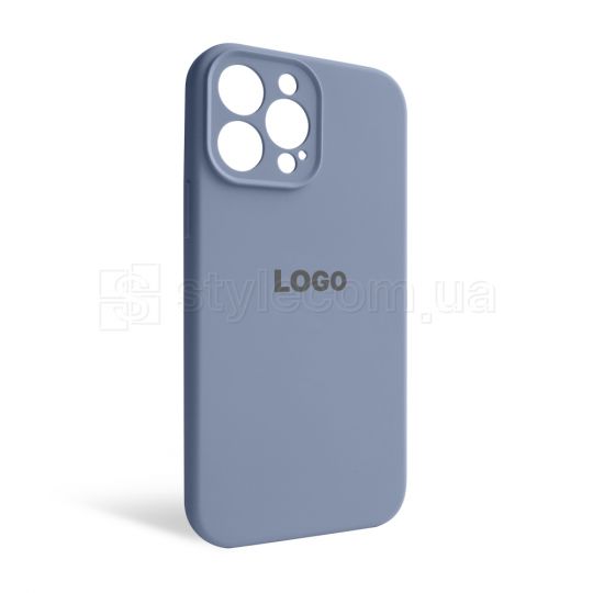 Чехол Full Silicone Case для Apple iPhone 13 Pro Max lavender grey (28) закрытая камера