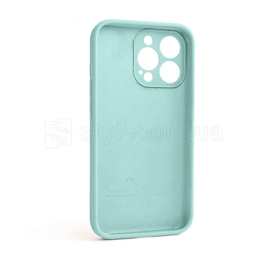 Чехол Full Silicone Case для Apple iPhone 13 Pro new blue (67) закрытая камера