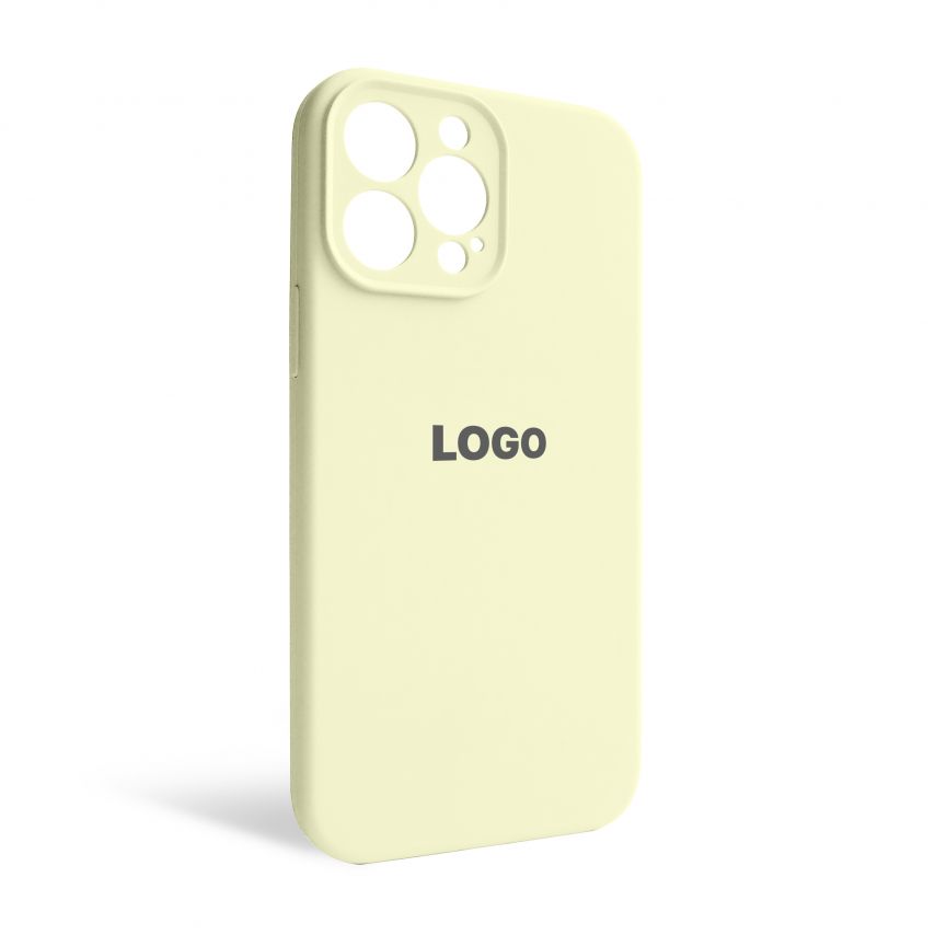Чехол Full Silicone Case для Apple iPhone 13 Pro Max mellow yellow (51) закрытая камера
