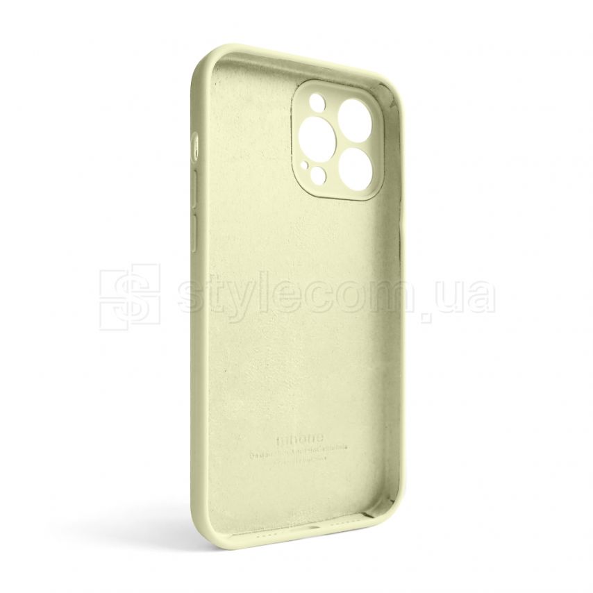 Чехол Full Silicone Case для Apple iPhone 13 Pro Max mellow yellow (51) закрытая камера