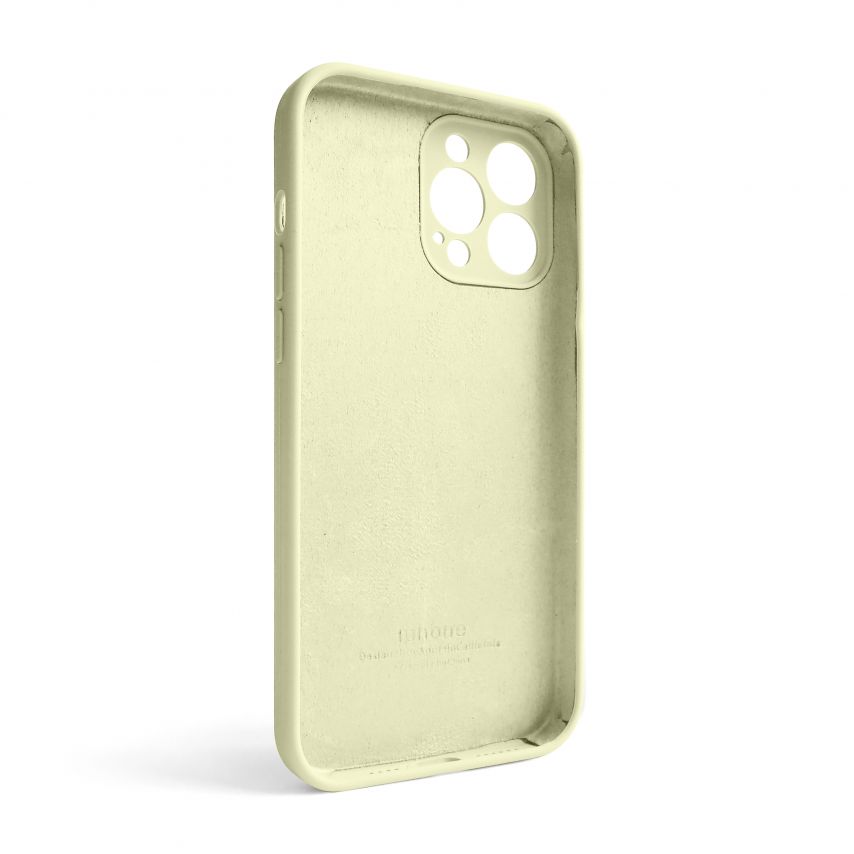 Чехол Full Silicone Case для Apple iPhone 13 Pro Max mellow yellow (51) закрытая камера