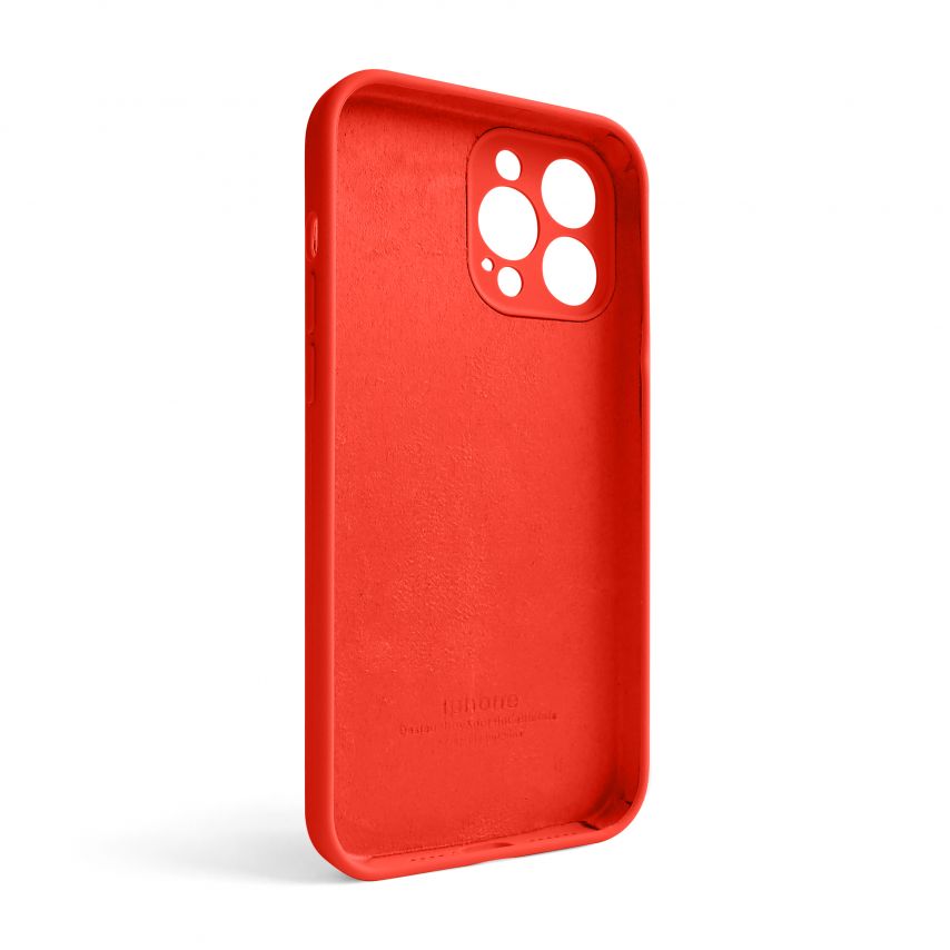 Чехол Full Silicone Case для Apple iPhone 13 Pro Max orange (13) закрытая камера