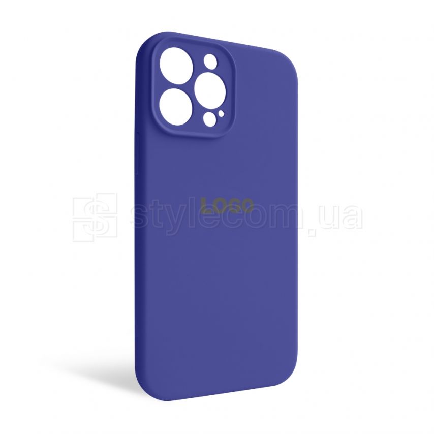 Чехол Full Silicone Case для Apple iPhone 13 Pro Max purple (34) закрытая камера