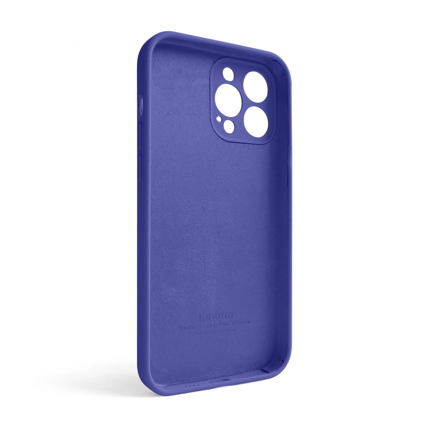 Чехол Full Silicone Case для Apple iPhone 13 Pro Max purple (34) закрытая камера
