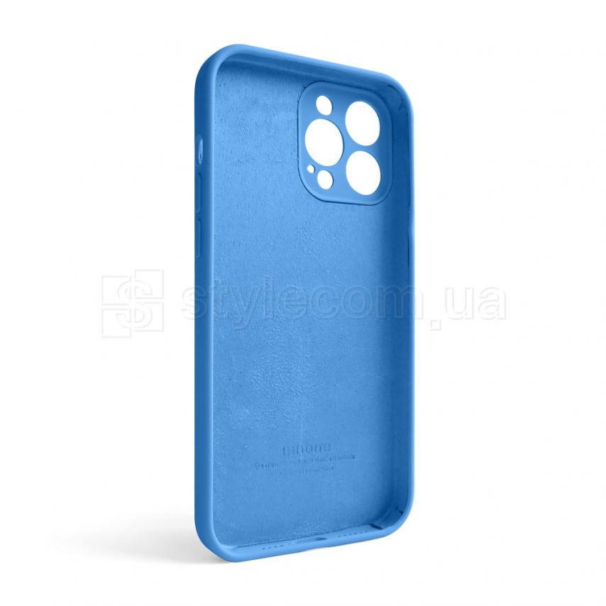 Чехол Full Silicone Case для Apple iPhone 13 Pro Max royal blue (03) закрытая камера