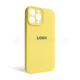 Чехол Full Silicone Case для Apple iPhone 13 Pro Max yellow (04) закрытая камера