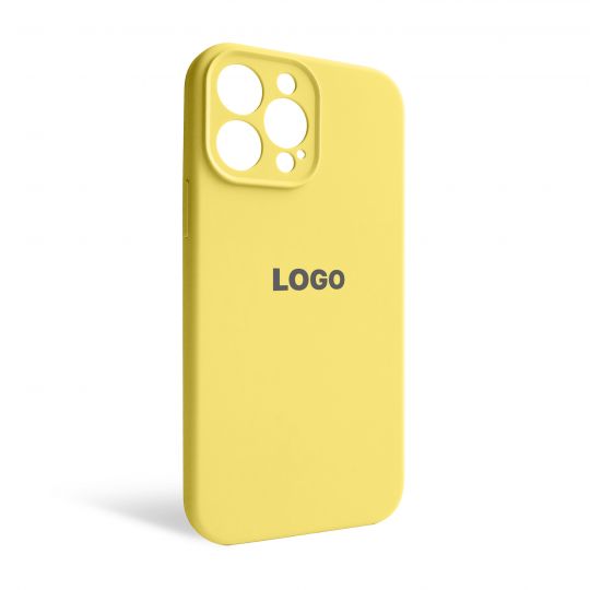 Чохол Full Silicone Case для Apple iPhone 13 Pro Max yellow (04) закрита камера - купити за 221.50 грн у Києві, Україні