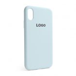 Чохол Full Silicone Case для Apple iPhone X, Xs sky blue (58) - купити за 199.50 грн у Києві, Україні