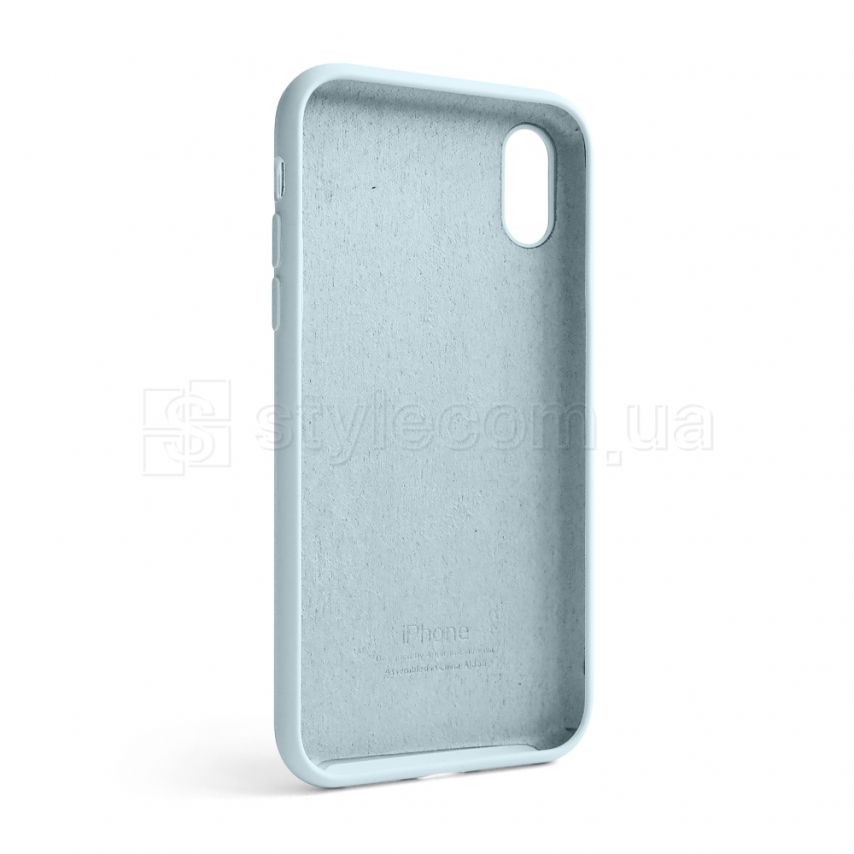 Чехол Full Silicone Case для Apple iPhone Xr sky blue (58)
