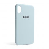 Чехол Full Silicone Case для Apple iPhone Xr sky blue (58)