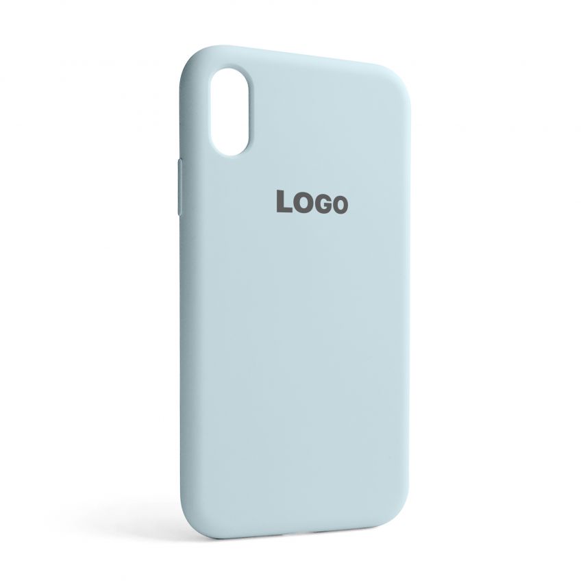 Чехол Full Silicone Case для Apple iPhone Xr sky blue (58)