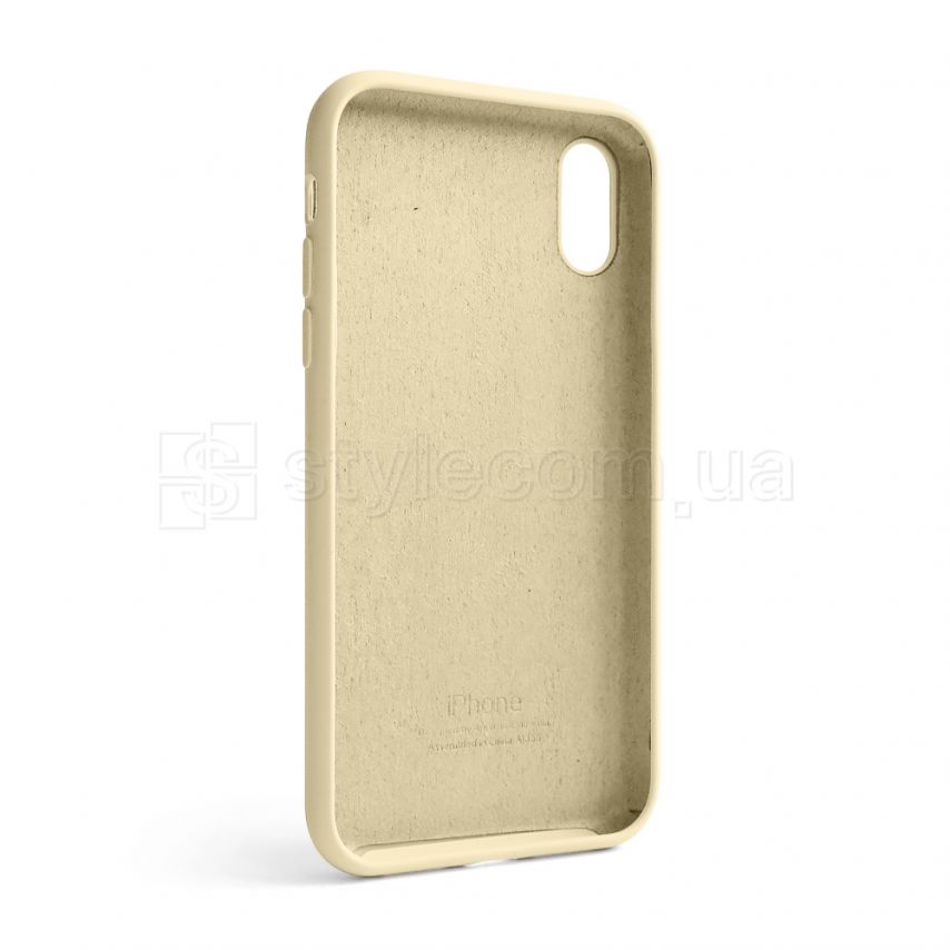 Чехол Full Silicone Case для Apple iPhone Xr antique white (10)