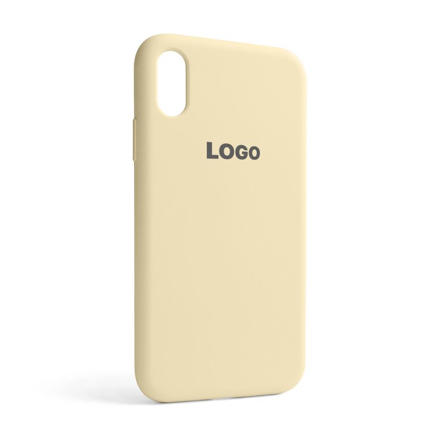 Чехол Full Silicone Case для Apple iPhone Xr antique white (10)