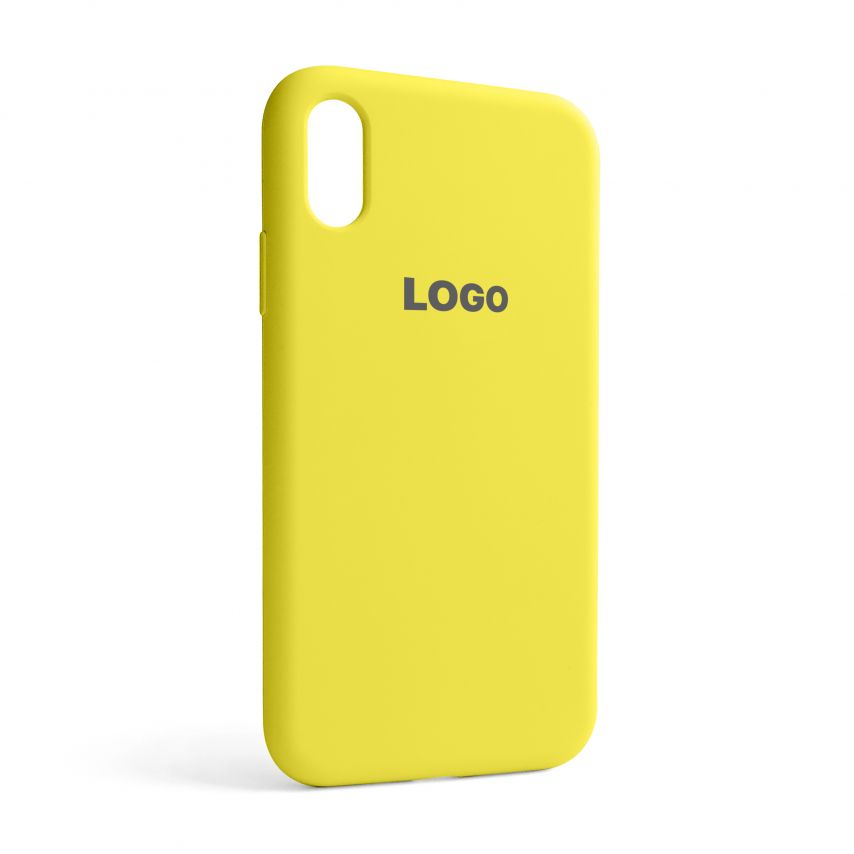 Чехол Full Silicone Case для Apple iPhone Xr canary yellow (50)