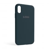 Чехол Full Silicone Case для Apple iPhone Xr cosmos blue (46)