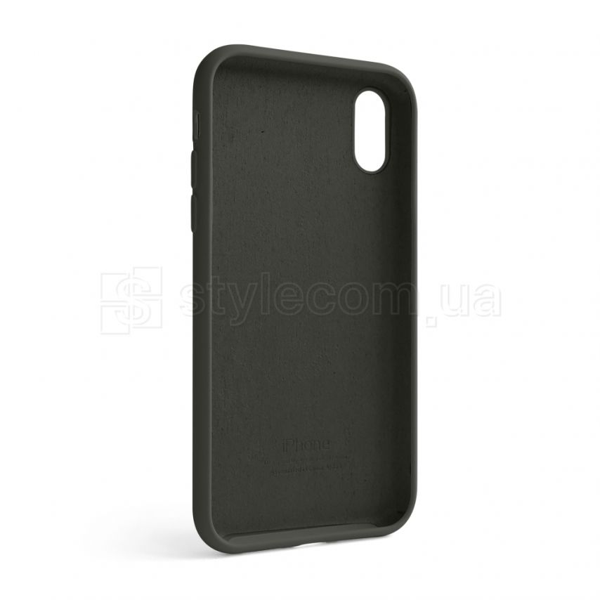Чехол Full Silicone Case для Apple iPhone Xr dark olive (35)
