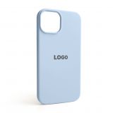Чехол Full Silicone Case для Apple iPhone 14 sky blue (58)