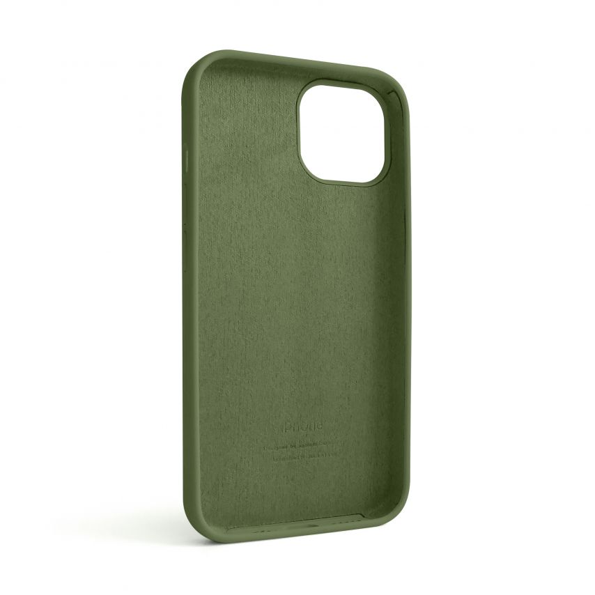 Чехол Full Silicone Case для Apple iPhone 14 army green (45)