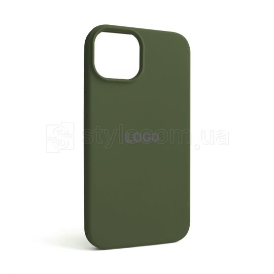 Чехол Full Silicone Case для Apple iPhone 14 army green (45)
