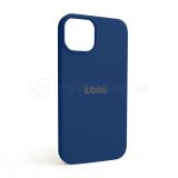 Чехол Full Silicone Case для Apple iPhone 14 blue cobalt (36)
