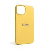 Чехол Full Silicone Case для Apple iPhone 14 yellow (04)