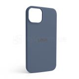 Чехол Full Silicone Case для Apple iPhone 14 lavender grey (28)