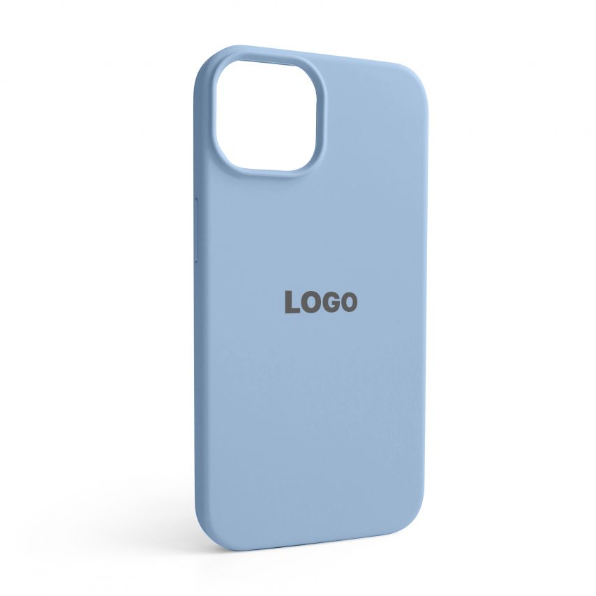 Чехол Full Silicone Case для Apple iPhone 14 light blue (05)