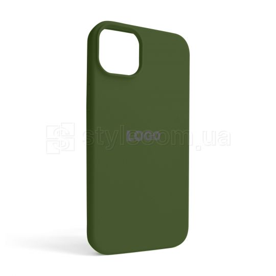Чехол Full Silicone Case для Apple iPhone 14 Plus army green (45)