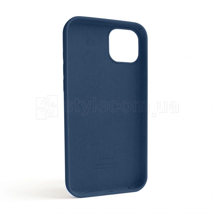 Чехол Full Silicone Case для Apple iPhone 14 Plus blue cobalt (36)