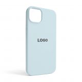 Чехол Full Silicone Case для Apple iPhone 14 Plus sky blue (58)