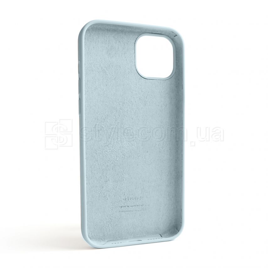 Чехол Full Silicone Case для Apple iPhone 14 Plus sky blue (58)
