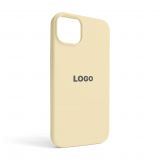 Чехол Full Silicone Case для Apple iPhone 14 Plus antique white (10)