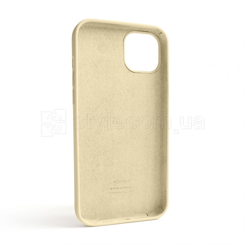 Чехол Full Silicone Case для Apple iPhone 14 Plus antique white (10)