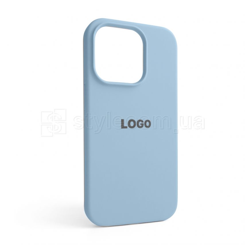 Чехол Full Silicone Case для Apple iPhone 14 Pro light blue (05)