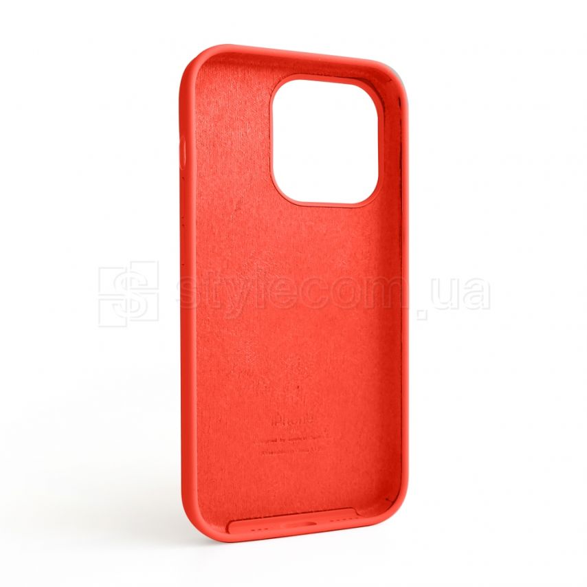 Чехол Full Silicone Case для Apple iPhone 14 Pro orange (13)