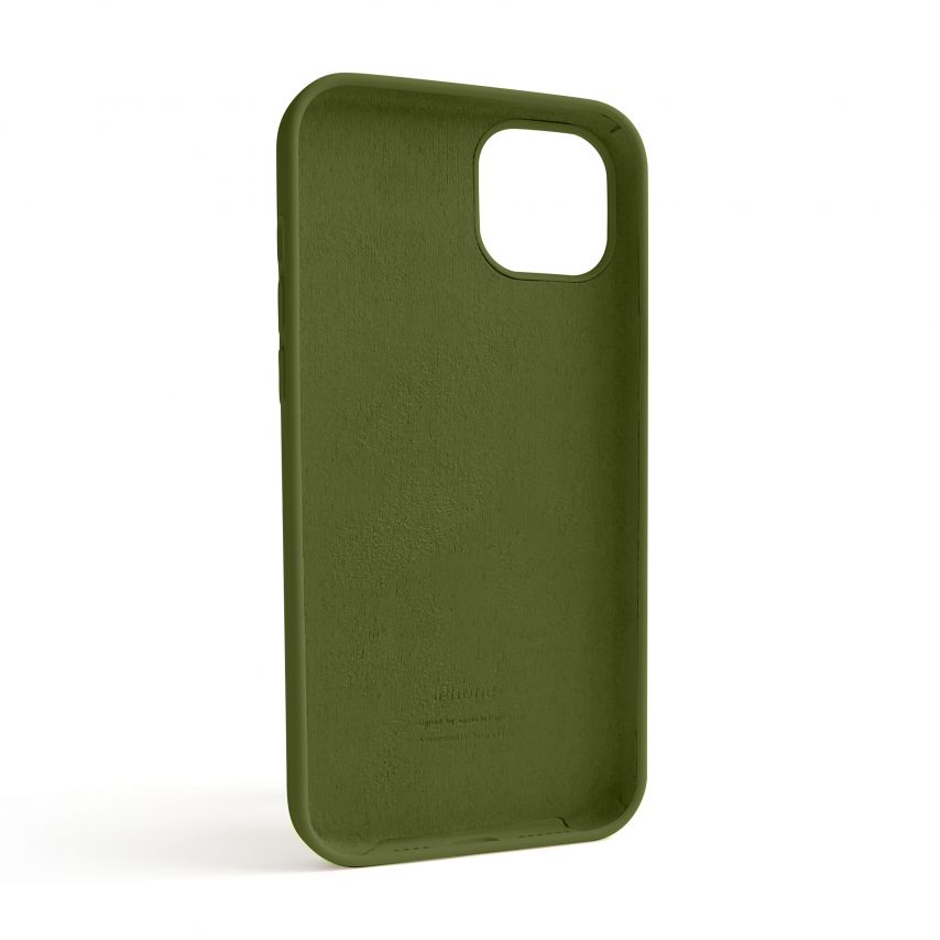 Чехол Full Silicone Case для Apple iPhone 14 Plus forest green (63)