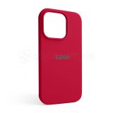 Чохол Full Silicone Case для Apple iPhone 14 Pro rose red (37)