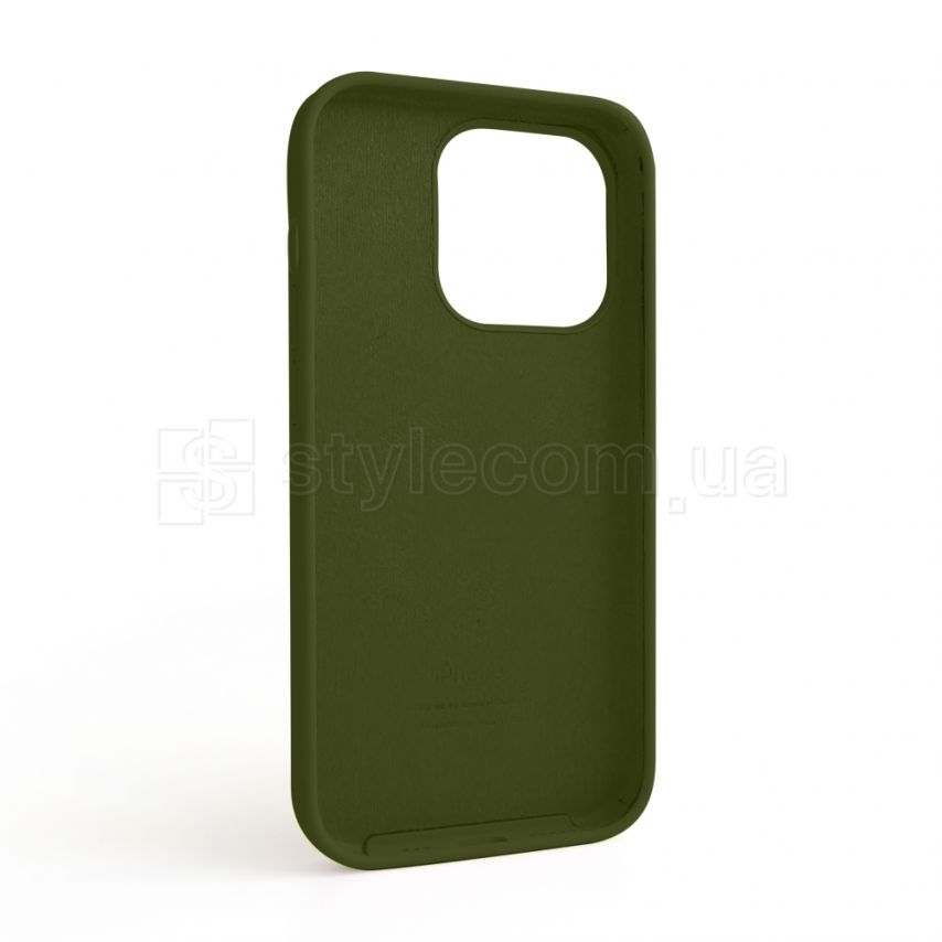 Чехол Full Silicone Case для Apple iPhone 14 Pro forest green (63)