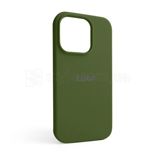 Чохол Full Silicone Case для Apple iPhone 14 Pro army green (45)